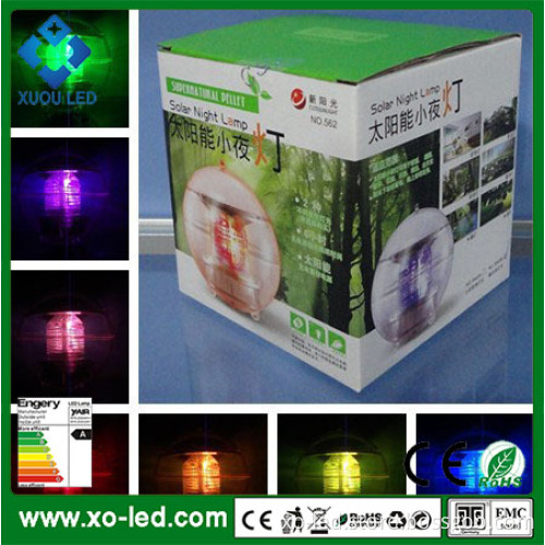 Colorful IP65 New Arrival Solar LED Night Light
